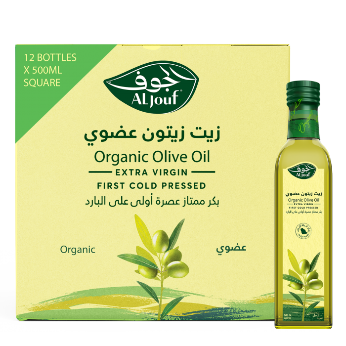 كرتون زيت زيتون الجوف عضوي بكر ممتاز "مربع" - 500 مل كرتون زيت زيتون الجوف عضوي بكر ممتاز "مربع" - 500 مل