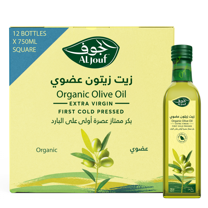 كرتون زيت زيتون الجوف عضوي بكر ممتاز  "مربع" - 750 مل كرتون زيت زيتون الجوف عضوي بكر ممتاز  "مربع" - 750 مل