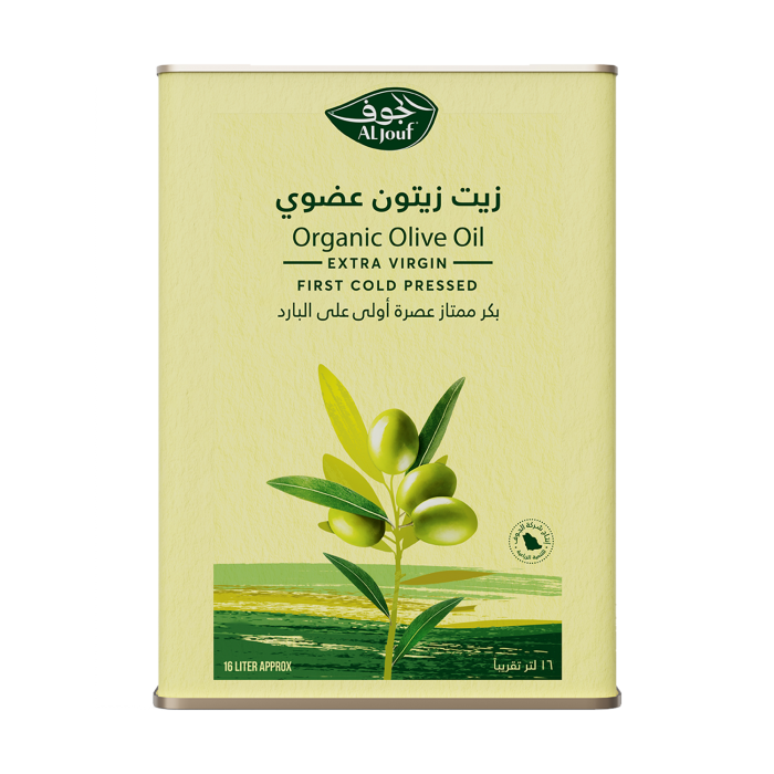 زيت زيتون الجوف عضوي بكر ممتاز "جالون" - 16 لتر زيت زيتون الجوف عضوي بكر ممتاز "جالون" - 16 لتر