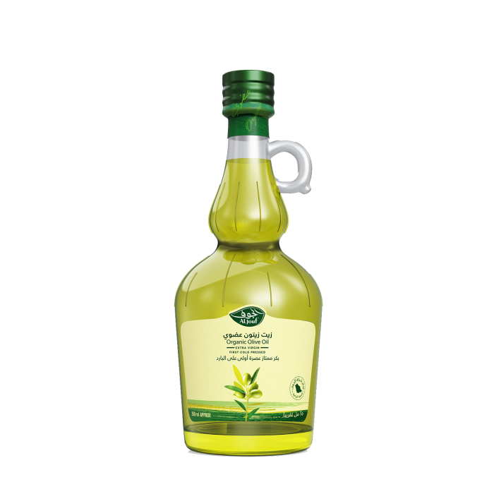 زيت زيتون الجوف عضوي بكر ممتاز "بيضاوي" - 250 مل