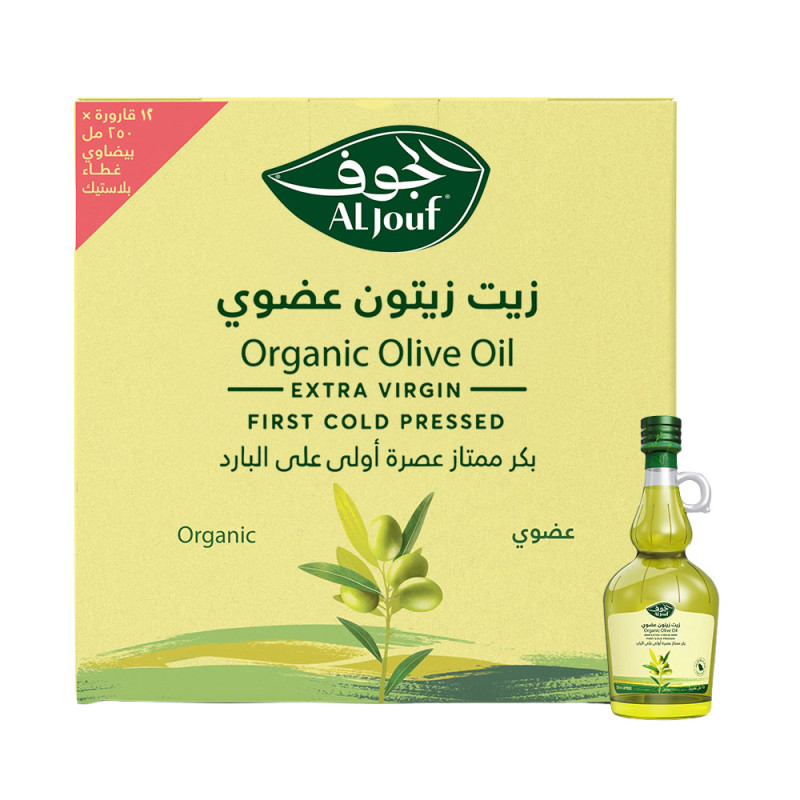 كرتون زيت زيتون الجوف عضوي بكر ممتاز 