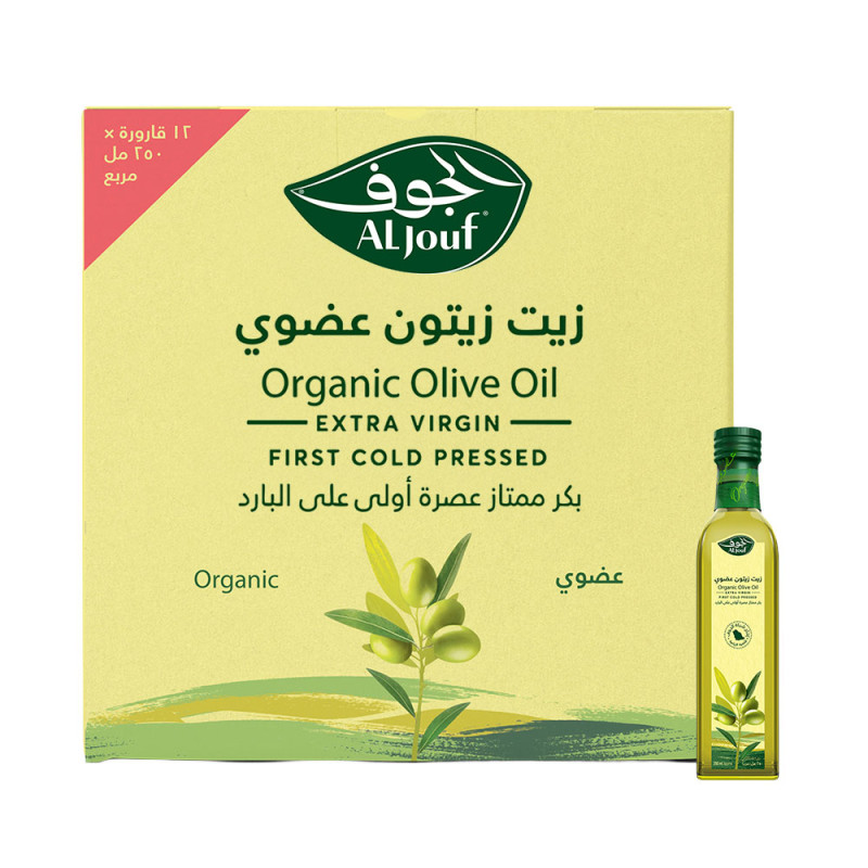 كرتون زيت زيتون الجوف عضوي بكر ممتاز  