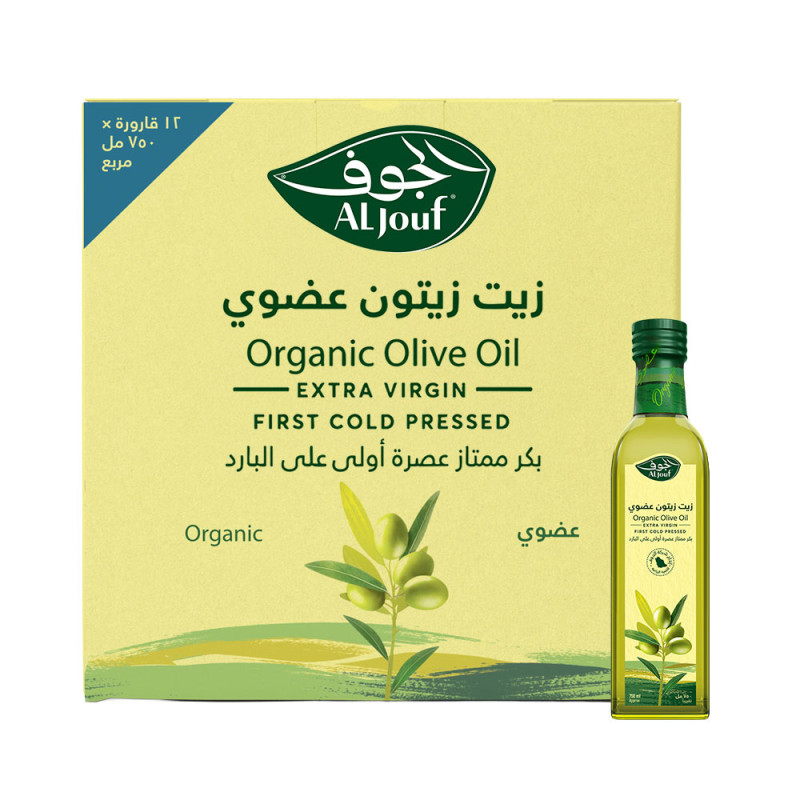كرتون زيت زيتون الجوف عضوي بكر ممتاز  