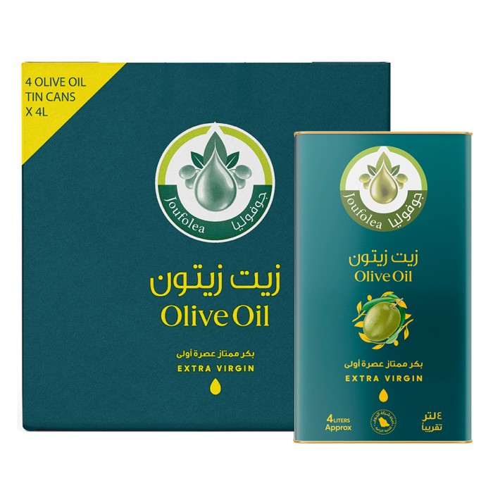 كرتون زيت زيتون جوفوليا بكر ممتاز "جالون" - 4 لتر