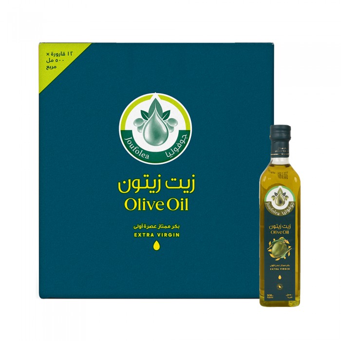 كرتون زيت زيتون جوفوليا بكر ممتاز "عبوة" - 500 مل