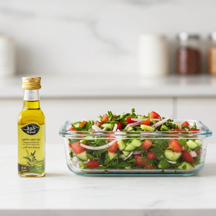 زيت زيتون الجوف عضوي بكر ممتاز “عبوة صغيرة” - 20 مل