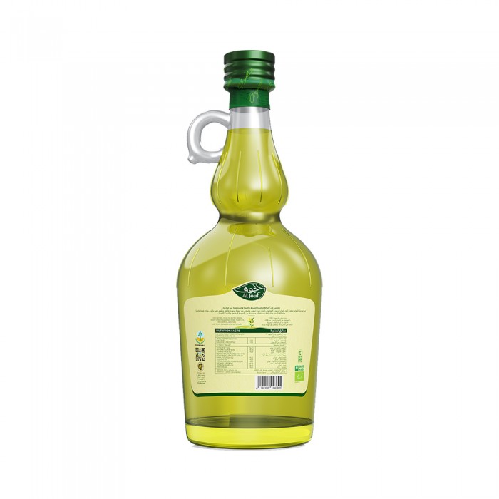 زيت زيتون الجوف عضوي بكر ممتاز "بيضاوي" - 500 مل