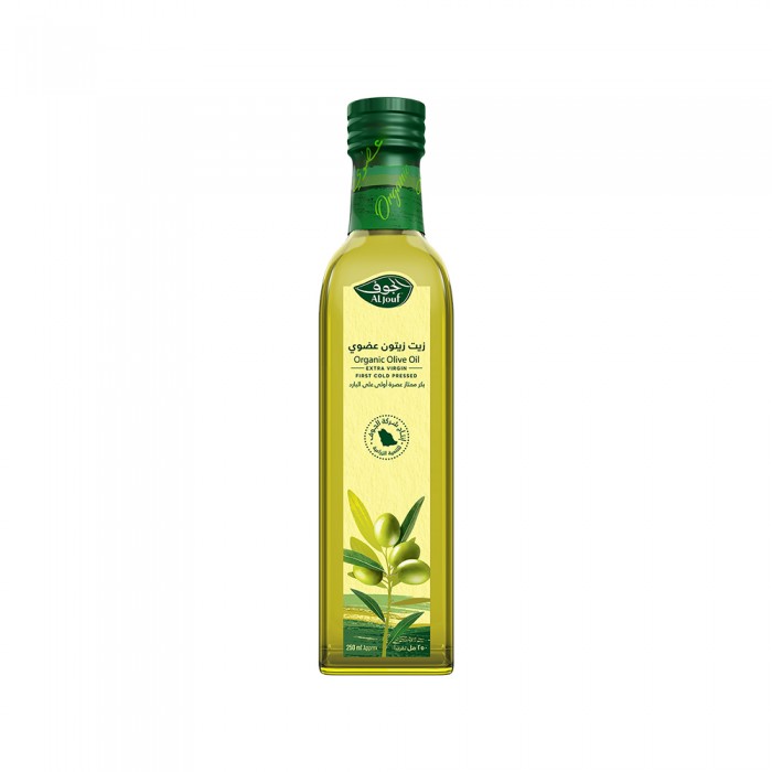 زيت زيتون الجوف عضوي بكر ممتاز "مربع" - 250 مل