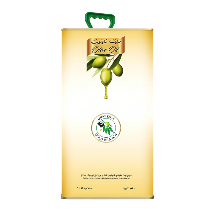 كرتون زيت زيتون غصن الذهب 1 لتر