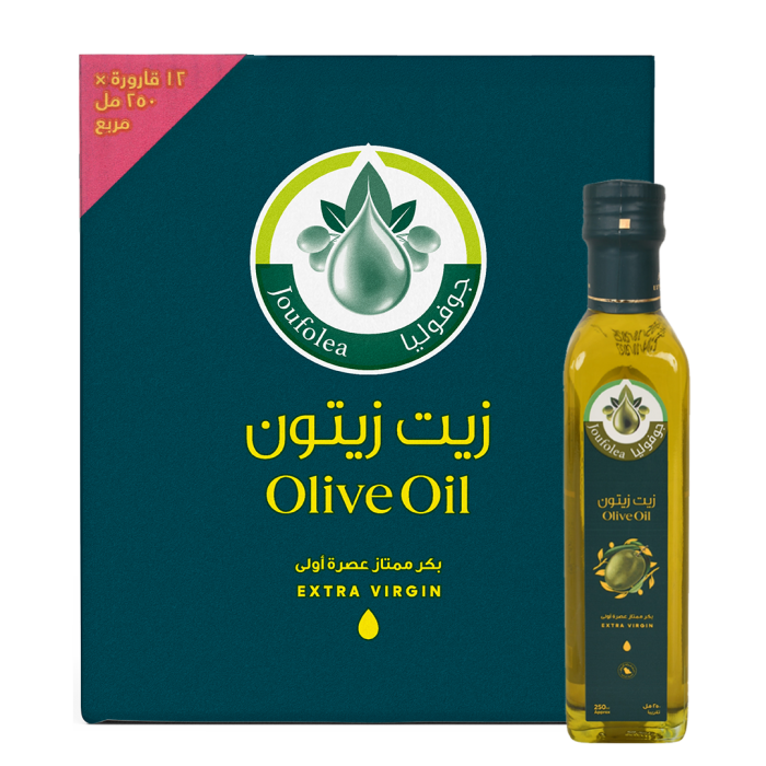 كرتون زيت زيتون جوفوليا بكر ممتاز "عبوة" - 250 مل